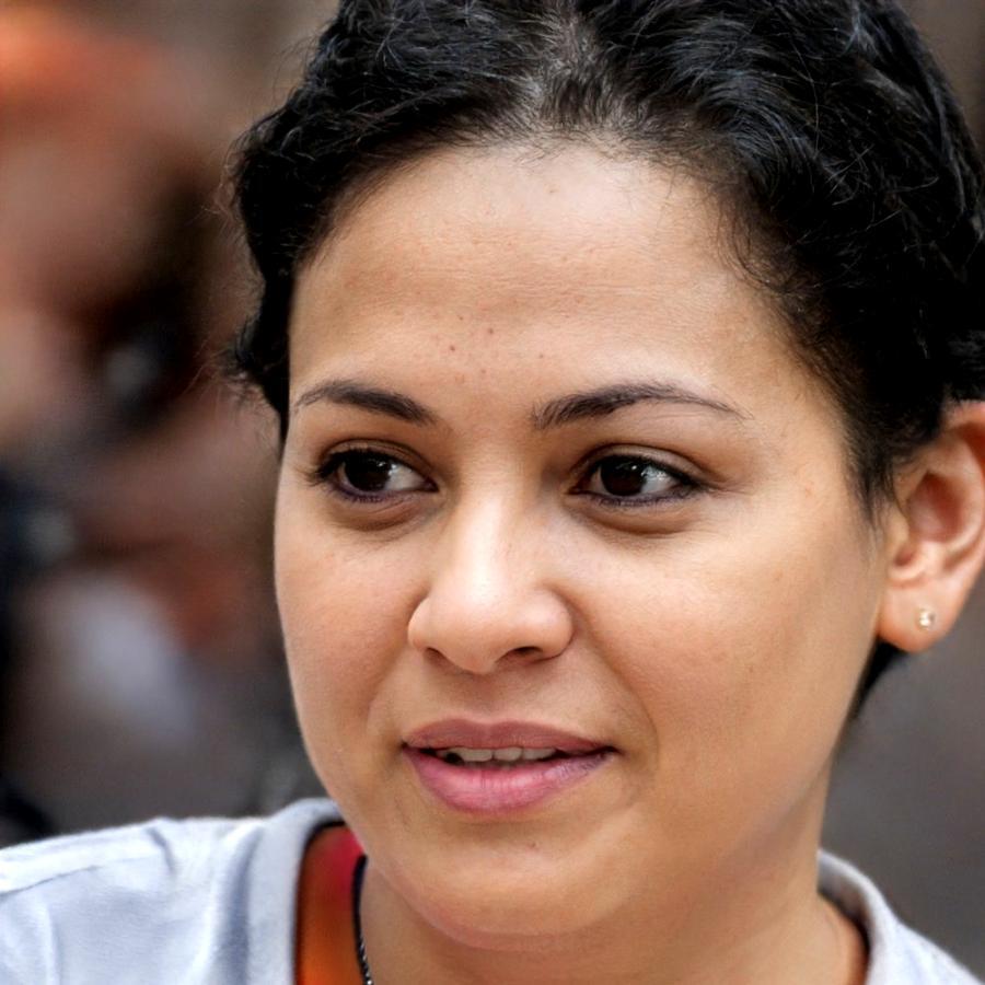 Prowadząca warsztaty Oliwia Jaworska podczas sesji